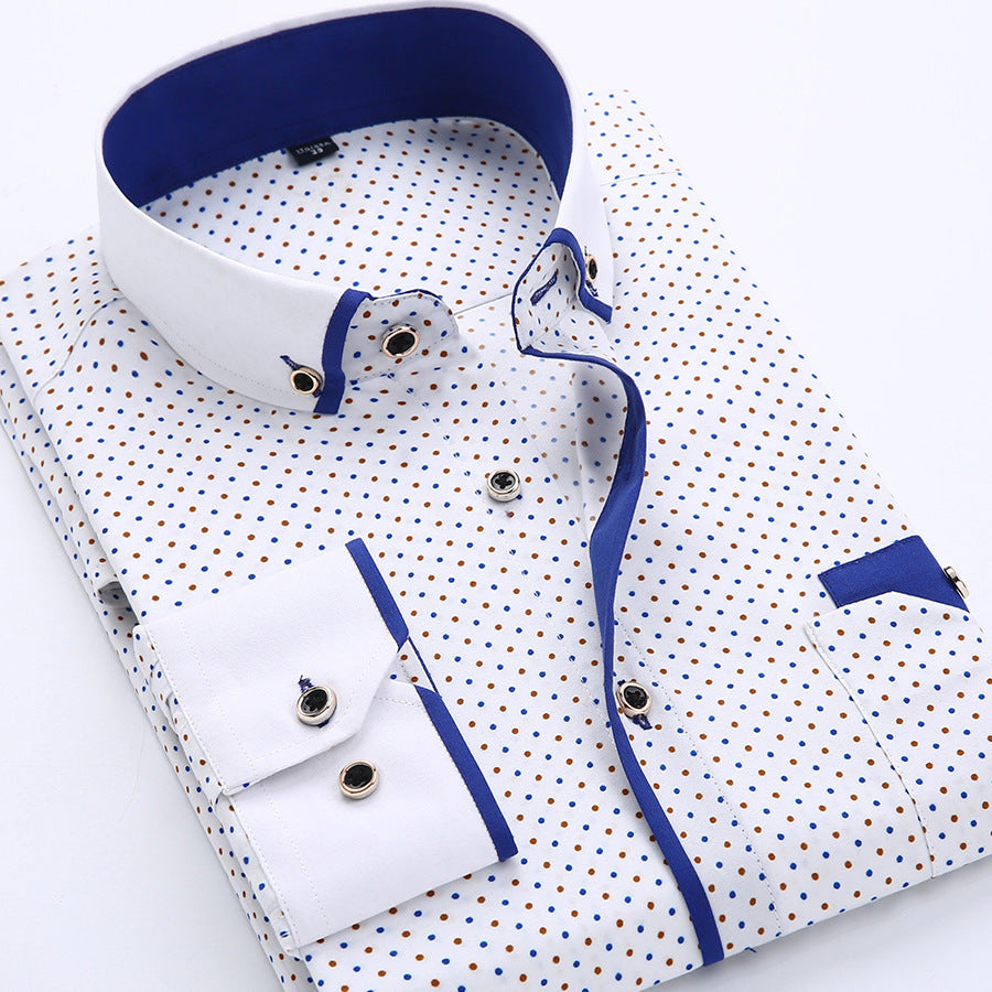 White/Blue / 5XL