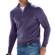 Mats™ | Stylish Quarter-Zip Sweater For Men