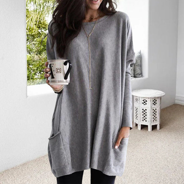 Jade | Long Sweater with Pockets