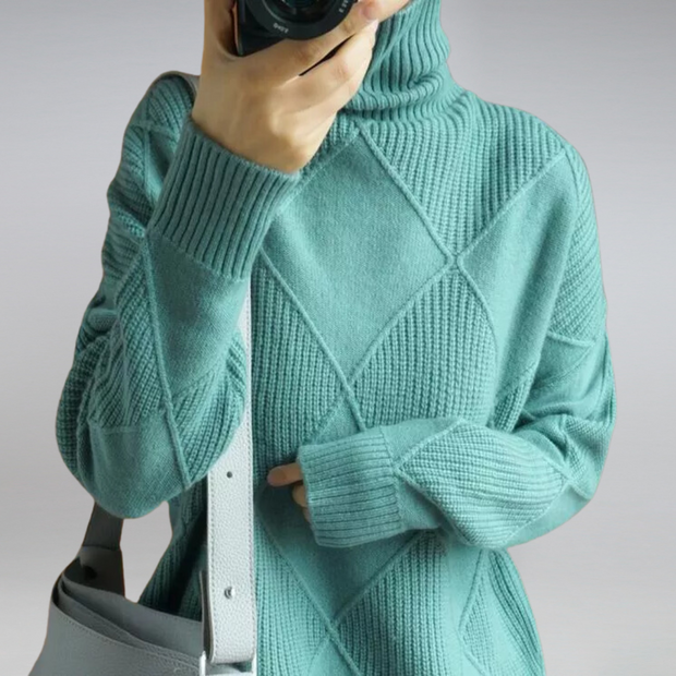 Stacy - Cashmere Turtleneck Sweater