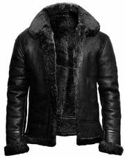 Michael ™ | Premium Shearling Leather Jacket For Men