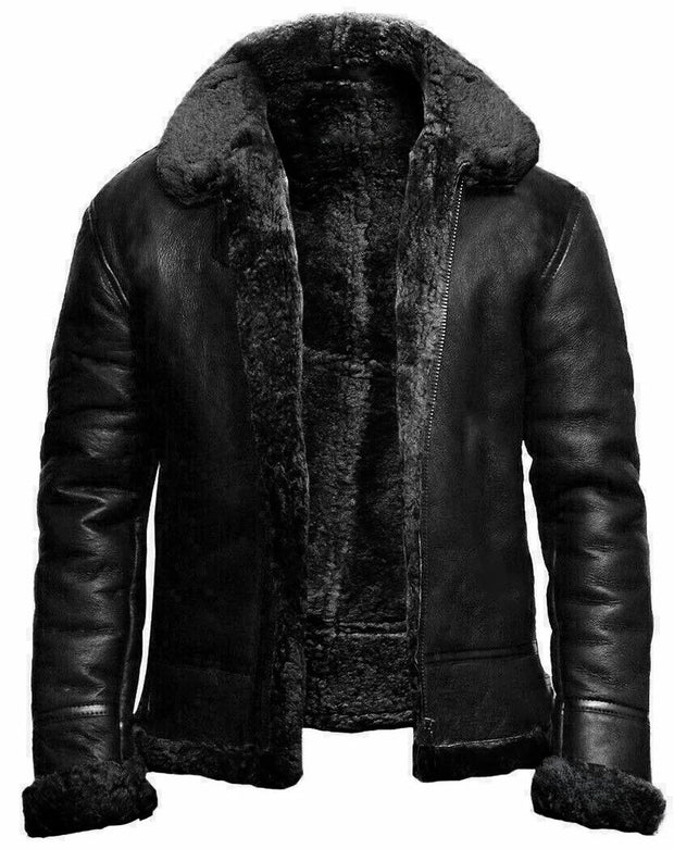 Michael ™ | Premium Shearling Leather Jacket For Men