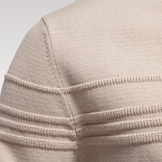 David ™ | Stylish Textured Crew Neck Sweater For Men