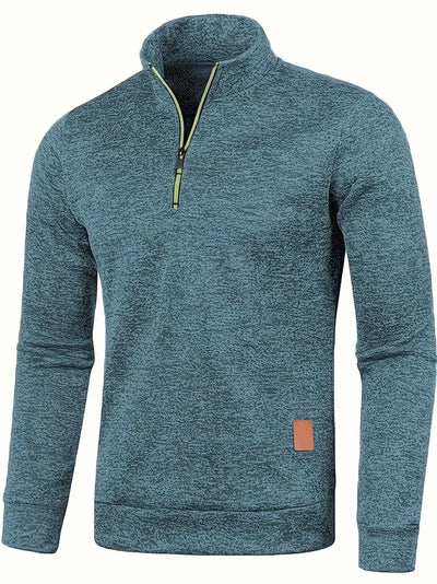 Dann | Zip-Up Pullover Sweatshirt For Men