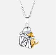 Luna - Necklace with dog and cat pendant