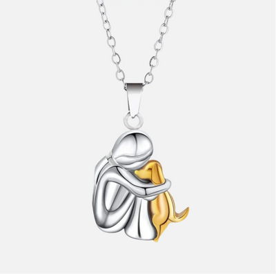 Luna - Necklace with dog and cat pendant