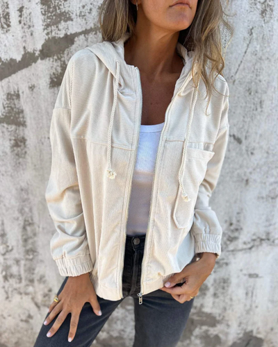 Ella | Hooded jacket with zip