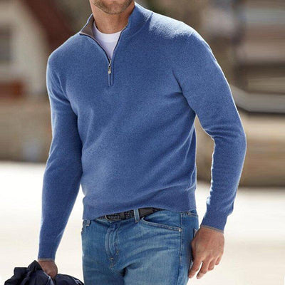 Mats™ | Stylish Quarter-Zip Sweater For Men