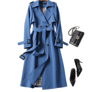 Christai | Women's Long Trench Coat | Buttoned Down Jacket
