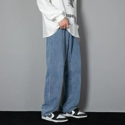 Harley | Classic Wide-Leg Denim Jeans For Men