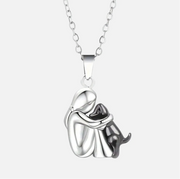 Luna - Necklace with dog and cat pendant