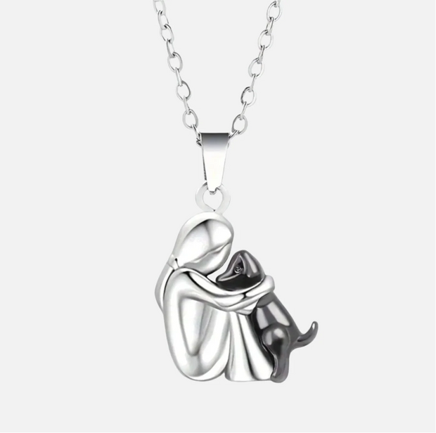 Luna - Necklace with dog and cat pendant