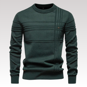 David ™ | Stylish Textured Crew Neck Sweater For Men