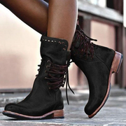 Emily – Vintage Lace-Up Boots