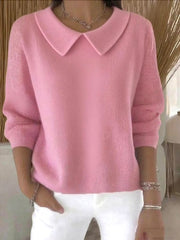 Melissa™ | Comfortable long-sleeved cotton jumper