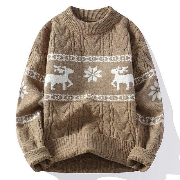 Kane | Festive Reindeer Christmas Sweater For Men