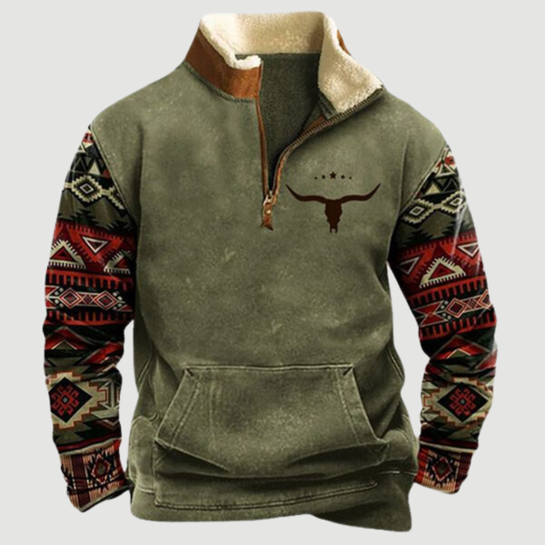 Olive With Bull Silhouette / 5XL (24)