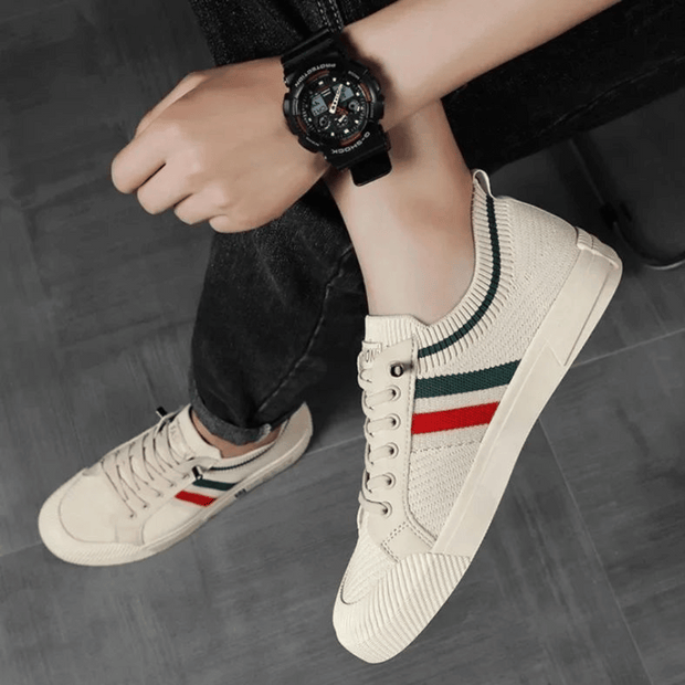 Fletcher™ | Stylish Striped Sneakers For Men
