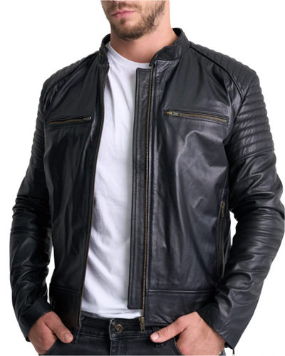 Zane | Stylish Biker Leather Jacket For Men