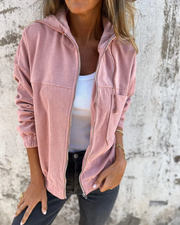 Ella | Hooded jacket with zip