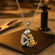 Luna - Necklace with dog and cat pendant