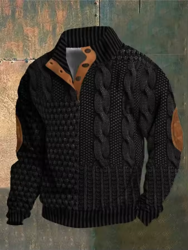 Vintage sweater with buttons (1+1 FREE)