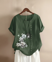Anna | Floral Detail T-Shirt