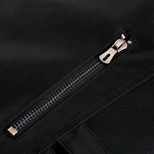 Ashton™ | Stylish Racer Leather Jacket For Men