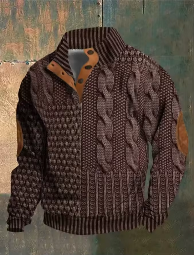 Vintage sweater with buttons (1+1 FREE)