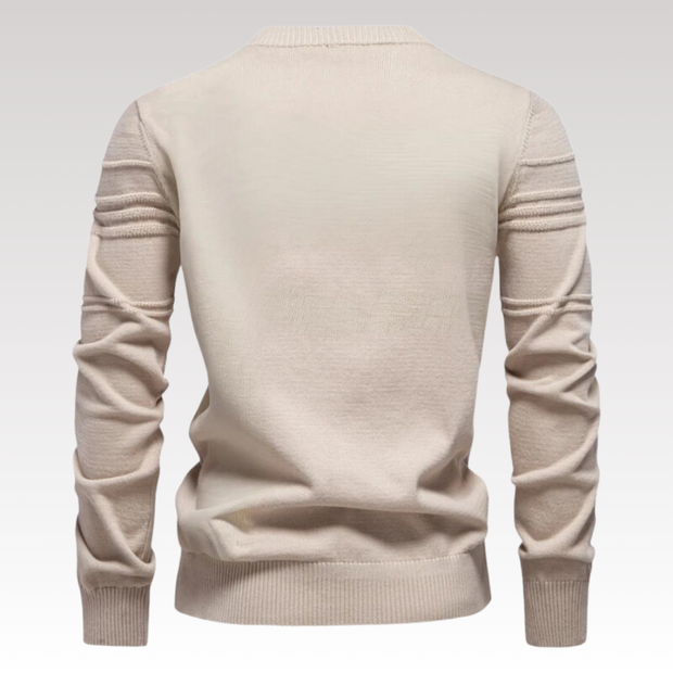 David ™ | Stylish Textured Crew Neck Sweater For Men