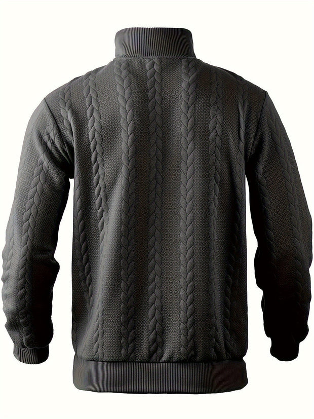 Rafael – Vintage Sweater with Zipper For Men