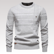 David ™ | Stylish Textured Crew Neck Sweater For Men