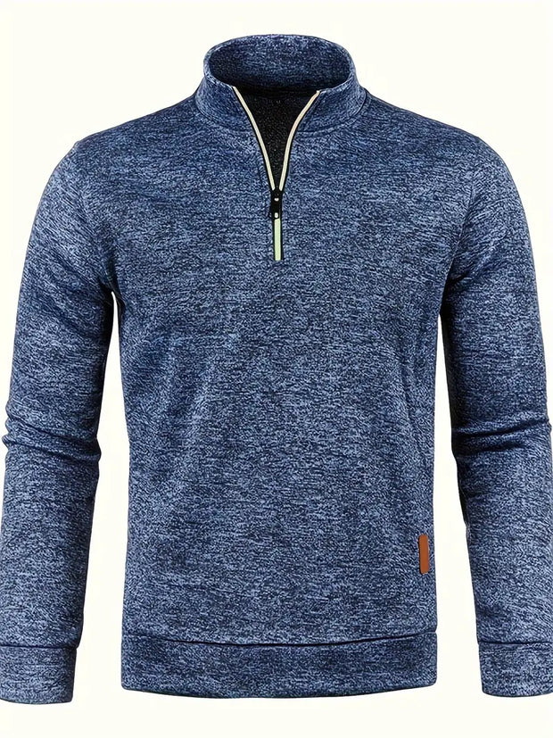 Dann | Zip-Up Pullover Sweatshirt For Men
