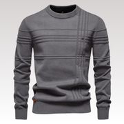 David ™ | Stylish Textured Crew Neck Sweater For Men