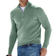 Mats™ | Stylish Quarter-Zip Sweater For Men