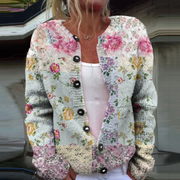 Lowri | Floral Print Cardigan