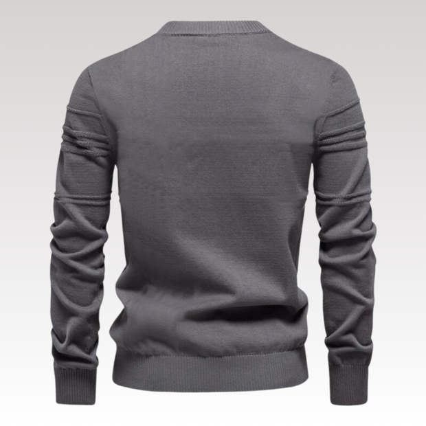 David ™ | Stylish Textured Crew Neck Sweater For Men