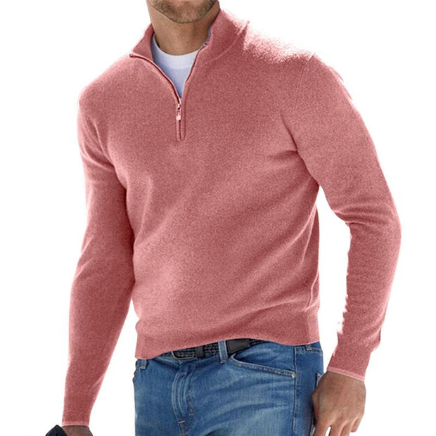 Mats™ | Stylish Quarter-Zip Sweater For Men