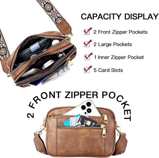Hazel - Fine Leather Shoulder Bag