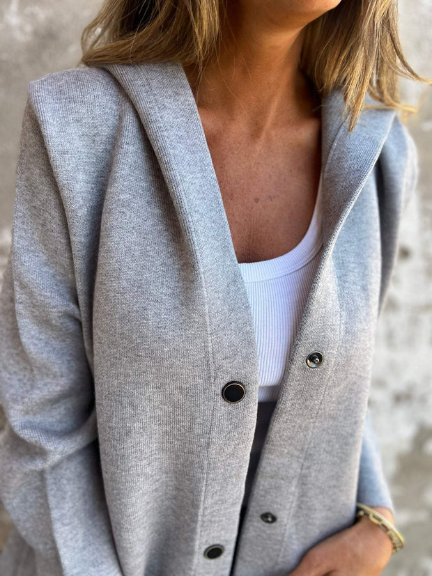 Adriana | Cardigan with Buttons and Hood