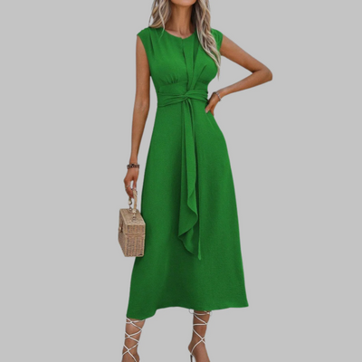 REESE - Elegant Sleeveless Round Neck Maxi Dress