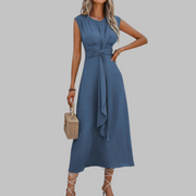 REESE - Elegant Sleeveless Round Neck Maxi Dress