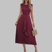 REESE - Elegant Sleeveless Round Neck Maxi Dress