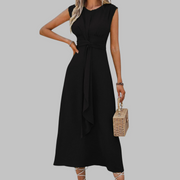 REESE - Elegant Sleeveless Round Neck Maxi Dress