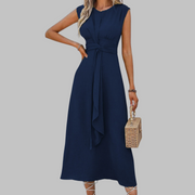 REESE - Elegant Sleeveless Round Neck Maxi Dress