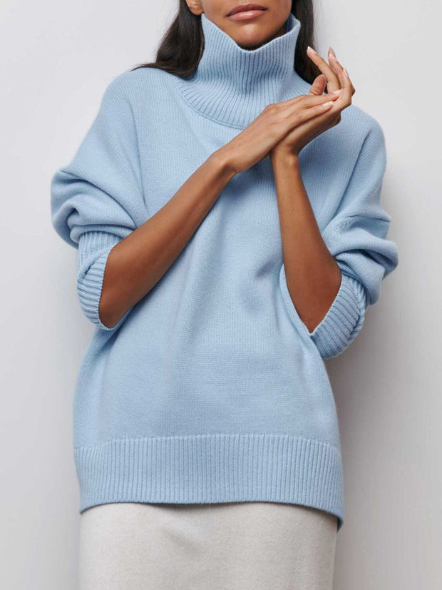 Amelia - Oversized Turtleneck Sweater