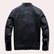 Magnus ™ | Sleek Leather Biker Jacket For Men