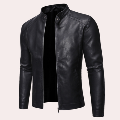 Magnus ™ | Sleek Leather Biker Jacket For Men