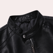 Magnus ™ | Sleek Leather Biker Jacket For Men