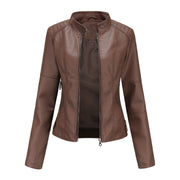 Milena™ - Elegant Leather Jacket